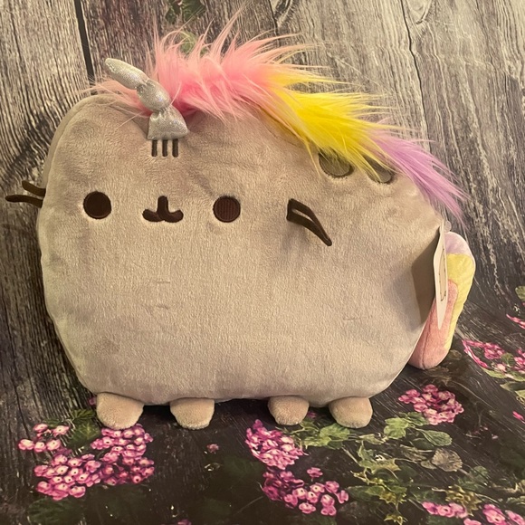 Gund x Pusheen Unicorn Plush Backpack - Picture 1 of 11
